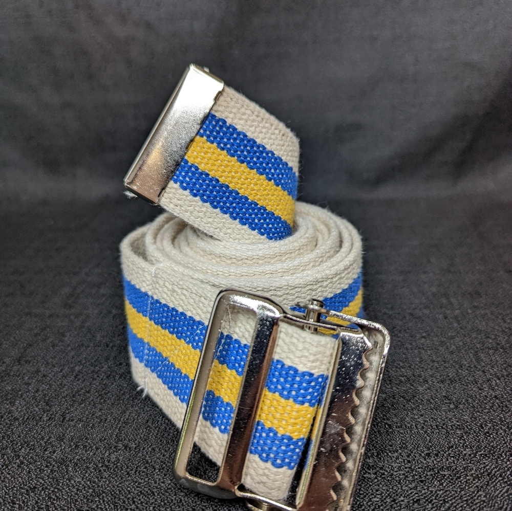 Extra Long Striped Belt